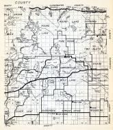 Becker County 1 - Bush, Round Lake, Savanna, Bush, Pine Point, Two Inlets, Brand, Shell Lake, Carsonville, Osage, Minnesota State Atlas 1954
